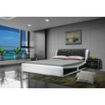 Greatime B1132 Two Tone Black& White Modern Platform Bed, King