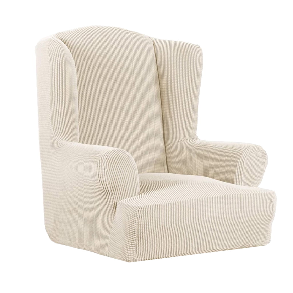 Stretch Spandex Wingback Armchair Cover Wing back Chair Recliner cover