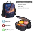 thumbnail image 5 of Pofeuu Starry Sky Flying Tiger Print Backpack Travel Backpacks With Lunch Bag Pencil Bag Set 3 pcs Set Cartoon Backpack, 5 of 7