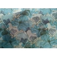 thumbnail image 5 of oneOone Cotton Silk Light Blue Fabric Abstract Line Drawing Floral Sewing Craft Projects Fabric Prints By Yard 42 Inch Wide, 5 of 5