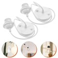 thumbnail image 2 of SHISUYAN Socket Metal E27 110-220V 1m Cable White 2Pcs Indoor Lighting, 2 of 9
