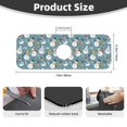 thumbnail image 2 of Kdxio Snowflake Scarf Snowman Pattern Non-Slip Diatom Mud Faucet Drain Pad,Self Absorbent Mat for Kitchen Sink for Variety Kitchen & Bathroom Countertops, 2 of 7
