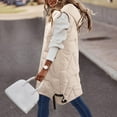 thumbnail image 2 of Vedolay Parka Jackets Coat for Women Open Front Cardigan Coats Soft Draped Ruffle Shrugs Beige,XL, 2 of 5