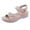 Pink, variant on TUOBARR Wedge Platform Sandals, Women's Sport Athletic Sandals Outdoor Hiking Sandals Beige