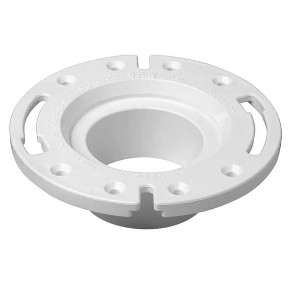 Oatey Toilet Flange, PVC 43585