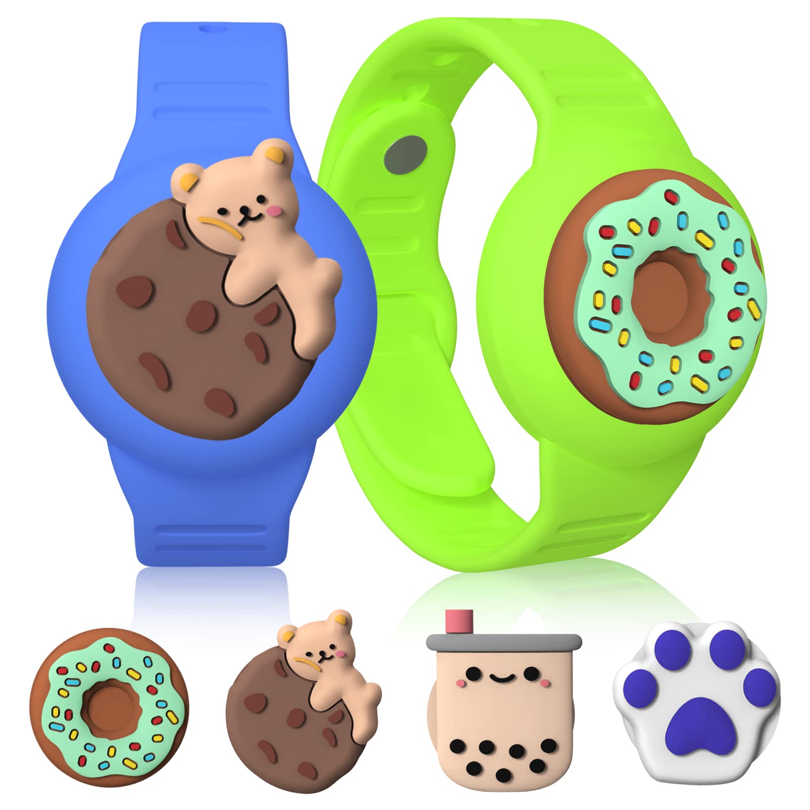 Air Tag Bracelet for Kids, Wristband for Apple AirTag Toddler Watch