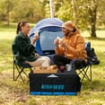 thumbnail image 4 of Kohree Car Trunk Organizer,74L Large-Capacity Foldable Car Storage Box with Multiple Compartments,Waterproof 900D Oxford for RV,SUV, Truck, Van,Car Accessories, Tools-Orange,Blue, 4 of 16