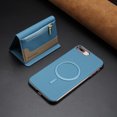 thumbnail image 5 of Allytechgroup 2-in-1 Magnetic Wallet Case for Apple iPhone 8 Plus/7 Plus, Detachable Card Holder with Zipper Pocket RFID Blocking Kickstand PU Leather Protective Flip Cover with 6 Slots, Lightblue, 5 of 6