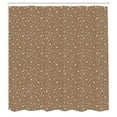 thumbnail image 2 of Ambesonne Cinnamon Shower Curtain, Clove Vanilla Coffee Beans, 69"Wx70"L, Cocoa and Pearl, 2 of 4