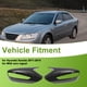thumbnail image 2 of Reemplazo de tapa de espejo lateral izquierdo y derecho ABS negro para Hyundai Sonata 2011-2014 Ox Horn con luz de señal de giro, 2 of 7