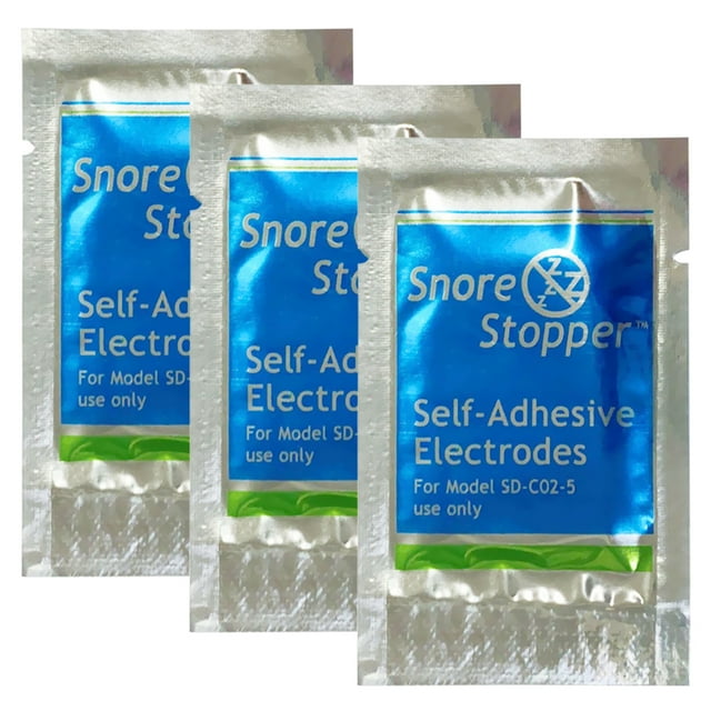 Ensemble de Tampons de Remplacement electrode Autocollants pour Dispositif Intelligent Anti-Ronflement, Bracelet à Détection Infrarouge