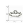 thumbnail image 7 of Stainless Steel Polished CZ Ring Size: 8; for Adults and Teens; for Women and Men, 7 of 7