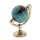 thumbnail image 3 of Soporte Dorado Tellurion 1/12 Casa de Muñecas Perfke Azul Claro Globo en Miniatura, 3 of 7