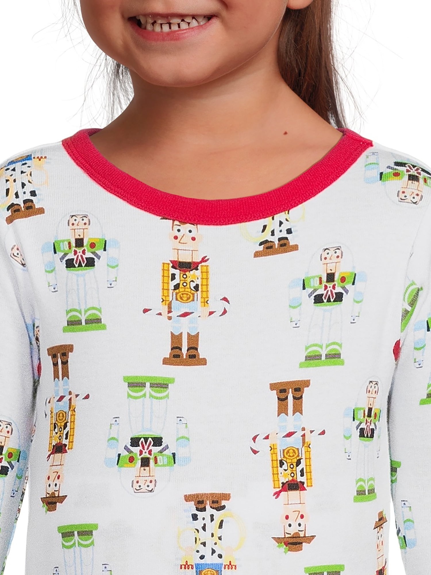 Disney Pixar Toy Story Toddler Unisex Long Sleeve Top and Pants, 2-Piece Pajama Set, Sizes 12M-5T