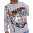 thumbnail image 2 of Hot Wheels Toddler Long Sleeve Graphic Crewneck, Sizes 12M-5T, 2 of 6