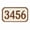 Classic-02, variant on House Address Sign - Aluminum House Address Plaque, Personalized Door Number Sign for Indoor,Outdoor, Office