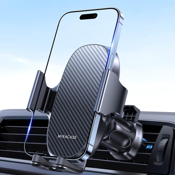 Miracase Mobile Phone Holder Car Mobile Phone Holder for Car Ventilation Universal Car Smarhone Holder Coatible with iPhone 13,13 Pro Max,12,12 Pro,11,SE,XS,XR,8,7,Samsung,Huawei,Xiaomi,LG etc
