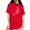 Red, variant on Red Women's Casual Modern Lady Polka Dot Cheetah Graphic Short Sleeve T-Shirt Tops