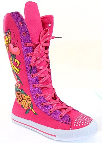 DailyShoes Womens Sneaker Boots Knee High Mid Calf India | Ubuy