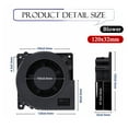 thumbnail image 7 of DC 5V 12V 24V 48V Cooling 120mm Fan 120x32mm Industrial Portable Blower Fan 12032 12cm Radiator Turbo Cooling Fan ,Long Lasting, 7 of 7