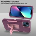 thumbnail image 6 of CoverON For Apple iPhone 13 Case, Military Grade Heavy Duty Full Body Phone Kickstand Cover - Purple, 6 of 9