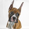thumbnail image 2 of CafePress - Perky Boxer Dog Portrait - Adjustable 100% Brushed Unisex Casual Cotton Baseball Cap, Beige, 1, 2 of 2