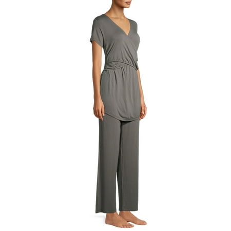 

Maternity Nurture by Lamaze 2-Piece Nursing Short Sleeve Pants Set - Available in Plus Sizes