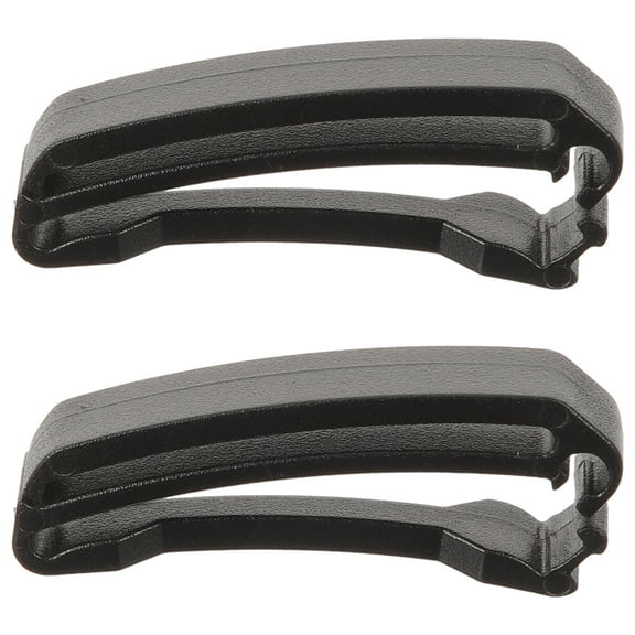 2 Pcs Wear-resistant Plastic Buckle Adjustable Belt Buckles Bag Carabiner Travel Black