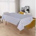 thumbnail image 2 of Vinyl Table Cloth, Oil-Proof Spill-Proof 100% Waterproof PVC Square Tablecloth, Wipeable Plastic Table Cover for Outdoor, Picnic, Camping, 2 of 5