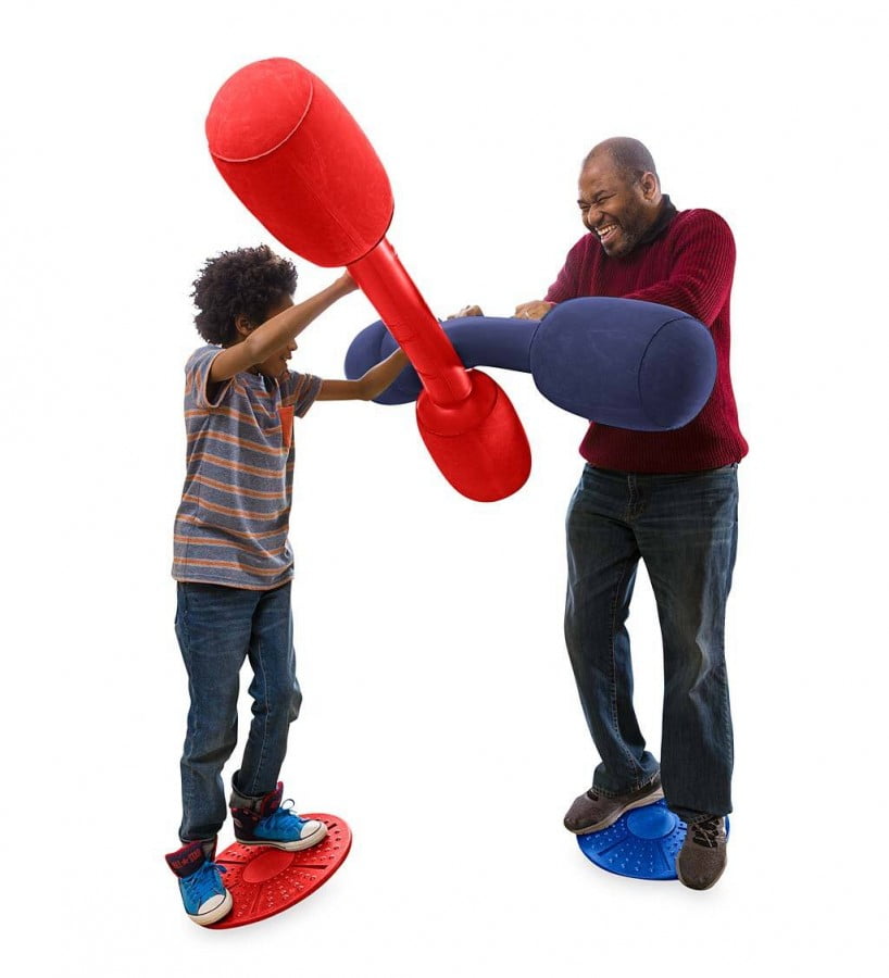 HearthSong Indoor/Outdoor Balance Jousting Set for Active Kids' Play