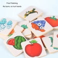 thumbnail image 3 of Shadow Matching Cards, 36 Wood Blocks Shadow Pairing Game Bright Colors  for Leisure Interaction, 3 of 7