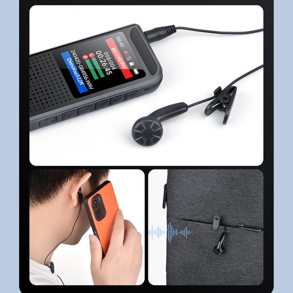 Miiottaa Digital Voice Recorders Clear Sound Recording Device Noise Reduction Voice Record