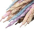 thumbnail image 3 of 1 Pair Flat Fuzzy Shoe laces: 1.3CM Soft Wide Colorful Plush Shoelaces for Sneakers Athletic - 47 inch / 120CM, 3 of 5