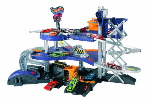 hot wheels city mega garage playset