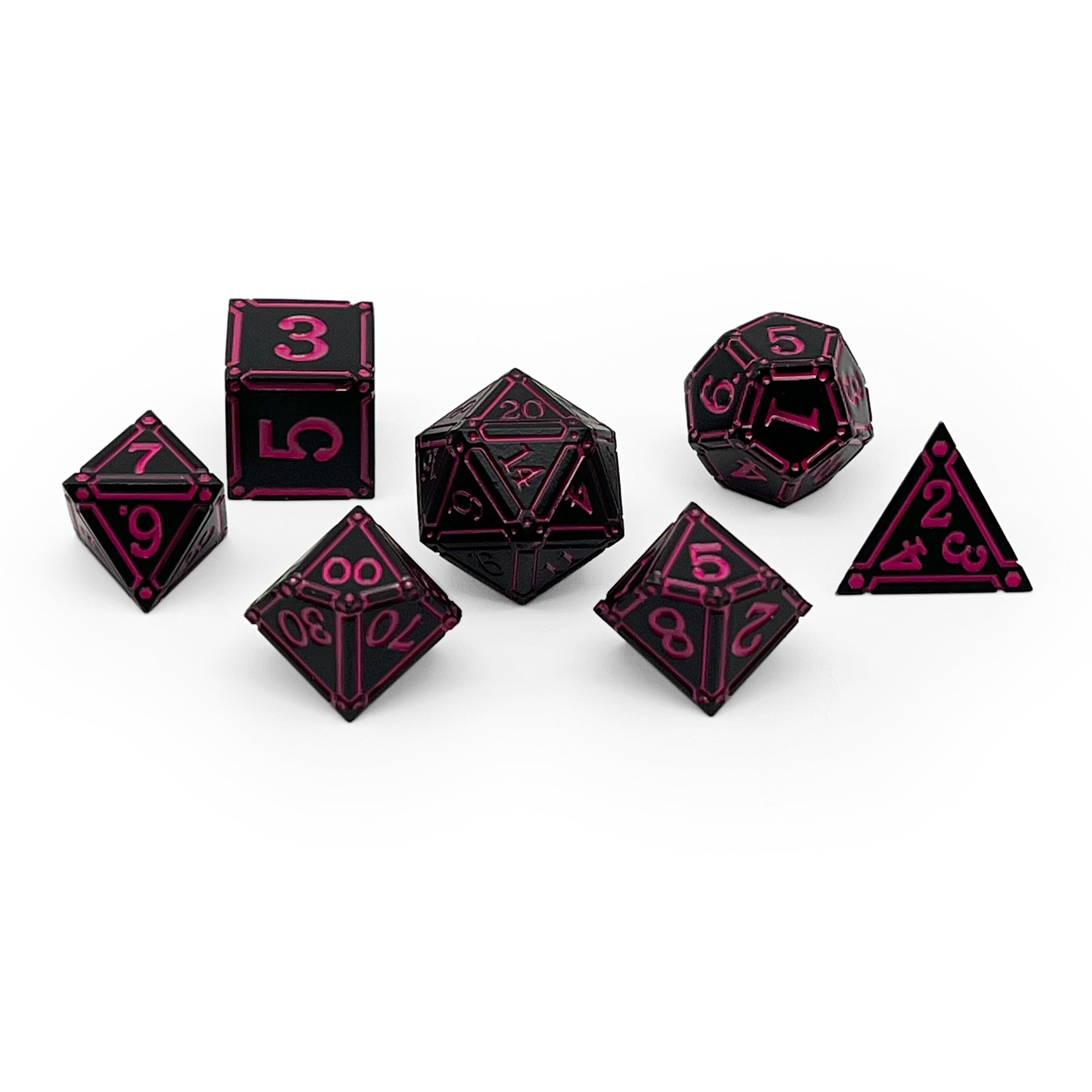 DnD Dice | Ironworks - Arcane Eye 7 Piece RPG set Alloy Dice | Norse Foundry