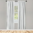 thumbnail image 3 of Ambesonne Anchor Curtains, Wave Pattern, Pair of 28"x63", Grey Pale Grey White, 3 of 5