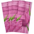 thumbnail image 2 of GZHJMY Tulip Wood Kitchen Dish Towel 1 Pack, Soft Absorbent Dishcloths Reusable Hand Towel Washable Tea Towels for Home Kitchen Bar Table Decor, 28 x 18 Inch Washcloths Decorative Towels, 2 of 7