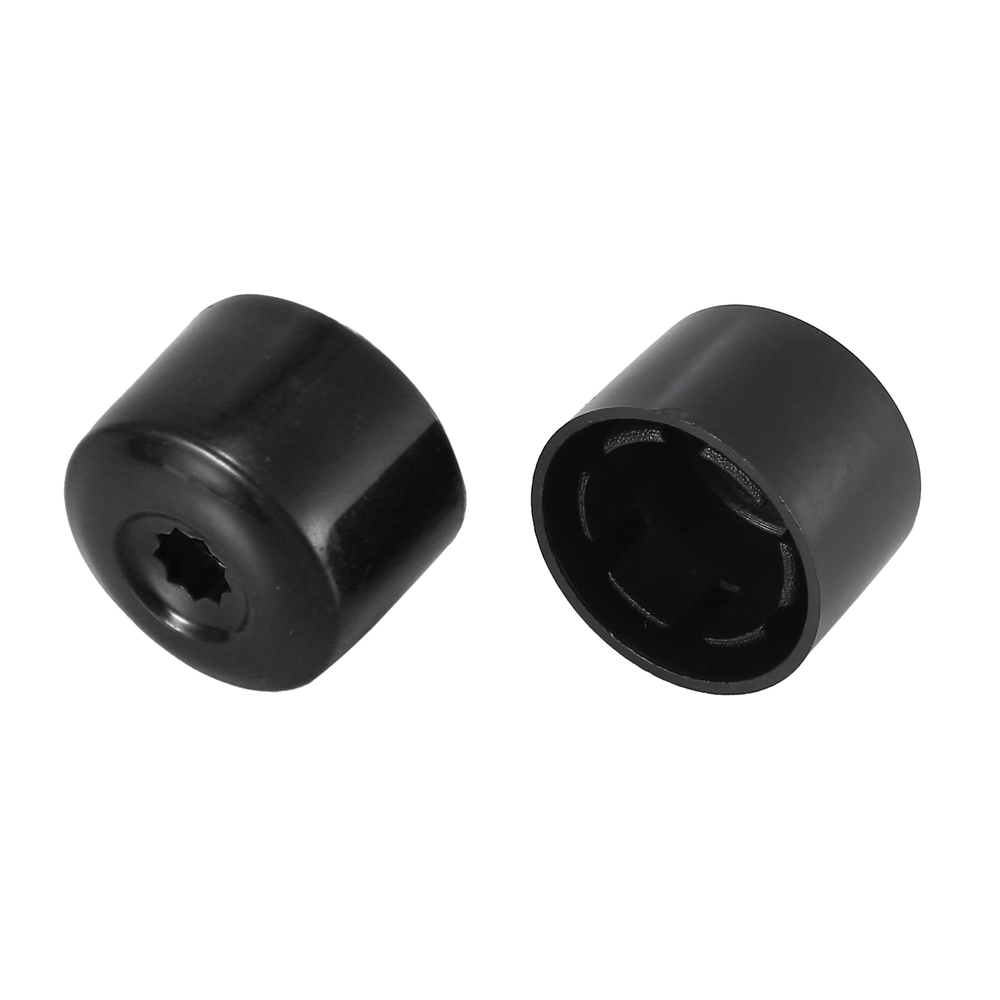 Unique Bargains 17mm Hexagon 21mm Round Wheel Lock Lug Bolt Nut Cover Cap for VW