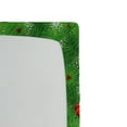 thumbnail image 3 of Ambesonne Christmas Fitted Sheet, Pine Red Bows, Full Size, Green Red White, 3 of 3