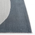 thumbnail image 3 of SAFAVIEH Odyssey Earl Modern Polyester Area Rug, Grey/Black Ivory, 6'7" x 6'7" Square, 3 of 8
