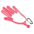 thumbnail image 1 of Uxcell Golf Gloves Stretcher, Plastic Keeper Support Rack Holder Dryer Hanger Frame with Hanging Hooks Pink, 1 of 7
