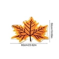 thumbnail image 4 of Fall Doormat Pumpkin Maple Leaves Rectangular Skidproof Mat 19.69x23.62in Polyester Skidproof & Soft for Bathroom Kitchen Porch Entryway Thanksgiving Fall Doormat by MPOISVA, 4 of 7