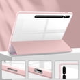 thumbnail image 3 of For Samsung Galaxy Tab S9 S8 S7 Plus FE 12.4 11 Case Transparent Back Tablet Cover For Tab S6 Lite A8 Pencil Holder Cases Pink Tab S7 S8 11inch, 3 of 6