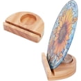 thumbnail image 6 of Wood Candle Holder Arch PeachPuff 69.5x59.5x20mm Inner Diameter: 39.5mm, 6 of 9