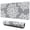 Gray and White, variant on Long Mouse Pads for Desk,Brown Bigfoot and Pine Tree Pattern Desk Mats on Top Of Desks, Desk Mouse Pad Extra Large with 3mm Non-Slip Base and Stitched Edge for Gaming,Office,Work,Home 31.5"x11.8"