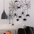 thumbnail image 1 of Adhesivos de pared para Halloween, tela de araña, PVC, 25 x 29,5 cm, impermeables, 1 of 3