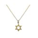 thumbnail image 2 of Collar Estrella de David, Estrella de David, Plata bañada en oro 13mm, 2 of 5