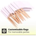 thumbnail image 2 of Banderas blancas BRILLAR para palillos de dientes 200 piezas para bodas y fiestas, 2 of 5