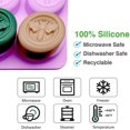 thumbnail image 4 of RuiJiao 6 Cavity Bee Honeycomb Soap Mold Round Honeybee Silicone Molds for Handmade Soaps, Cupcake Baking, Chocolate, Dessert, 4 of 9