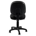 thumbnail image 2 of Comfort Height Adjustable Armless Task Chair with Plush Padded Seat - Black, 2 of 5